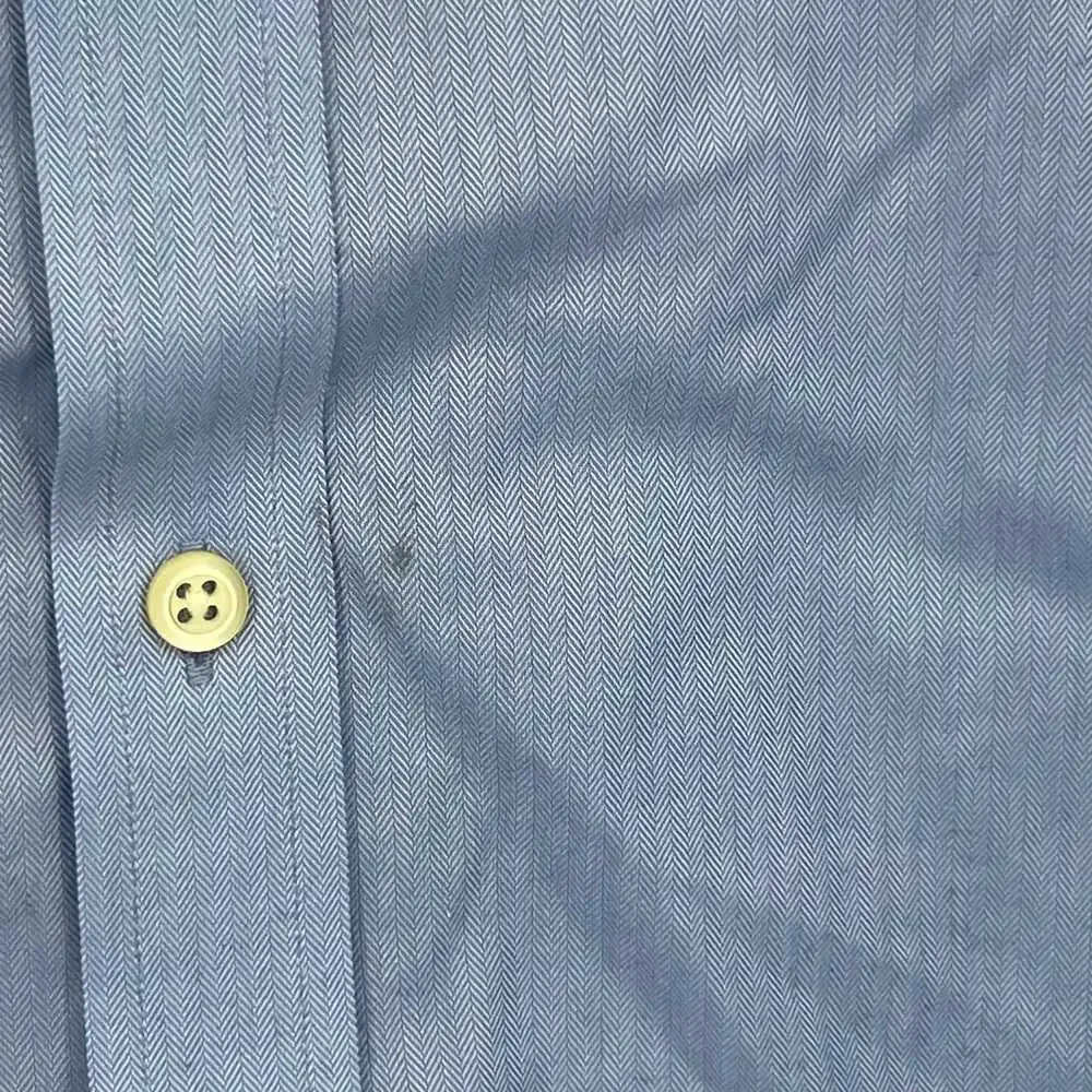 Banana Republic Blue Cotton Long Sleeve Button-Up Shirt | Size L